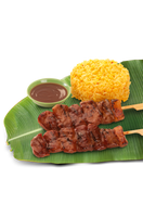 INASAL  2 stick Pork BBQ with Peanut Sauce and Java Rice