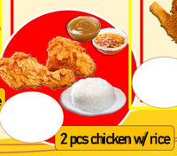 Chinoks - 2pc Chicken w/ Rice