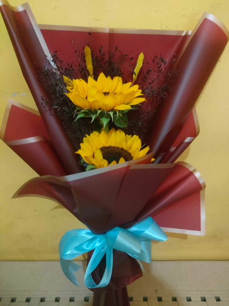 2pcs sun flower bouquet