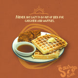 Sausage Kook- Waffles