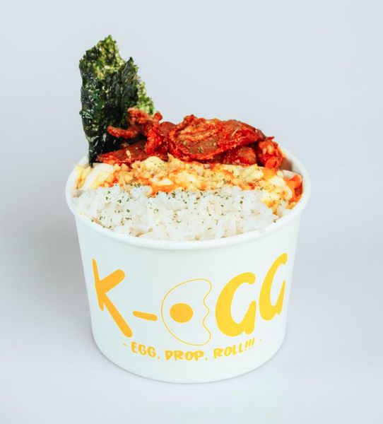 K-EGG KOREAN RICE BOWLS SPICY PORK BULGOGI