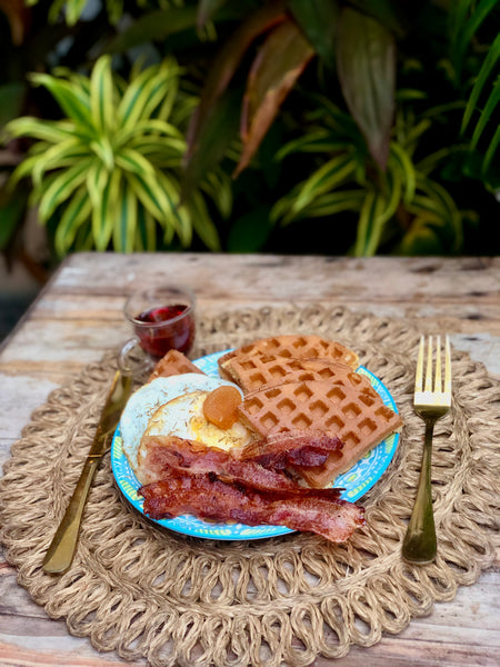 KK Bacon & Egg Waffles