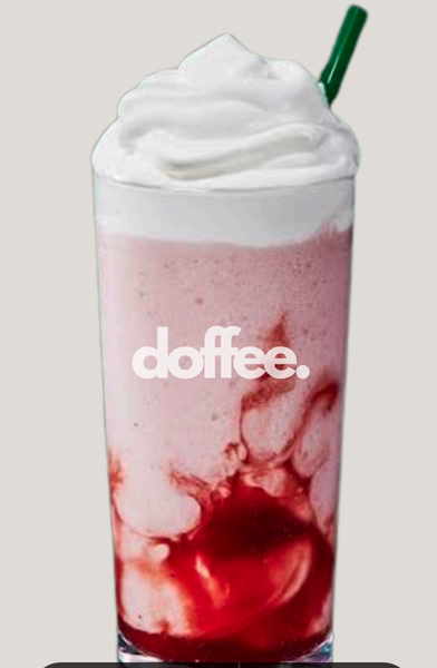 Doffee Strawberry & Cream Frappuccino