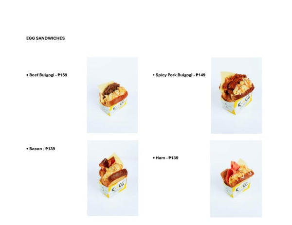 K-EGG SANDWICHES