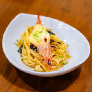 CB-AGLIO E OLIO W/ BAKED PRAWN