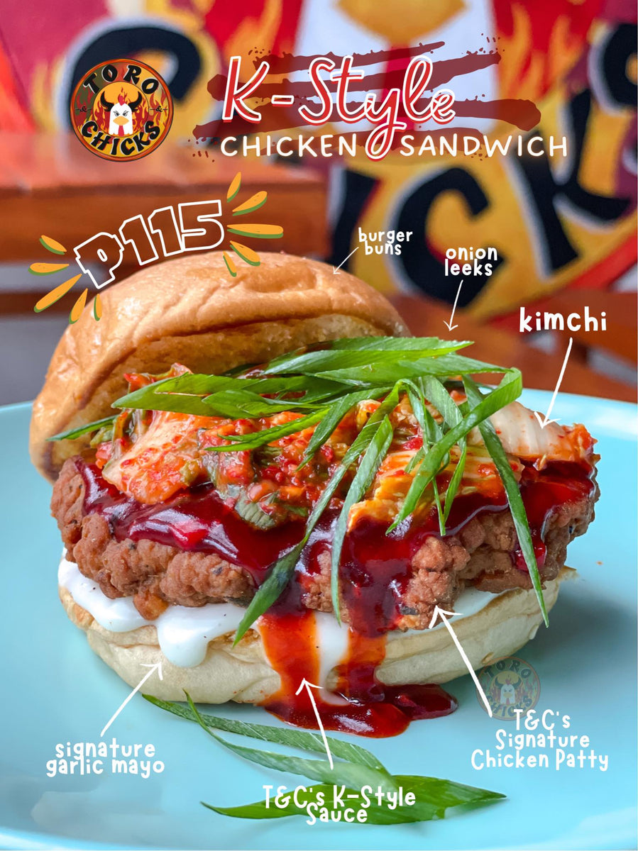 T&C KOREAN STYLE Chicken Sandwich (15-20mins cooking time) – ORDERUNPH.COM
