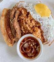 Gagays Kimchi fried rice with Crispy Pork Bagnet