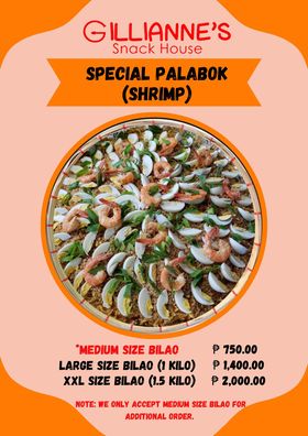 Gillian's  Special Palabok Shrimp 3 (Pre-Order)