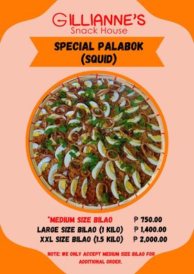 Gillian's  Special Palabok Squid (Pre-Order)