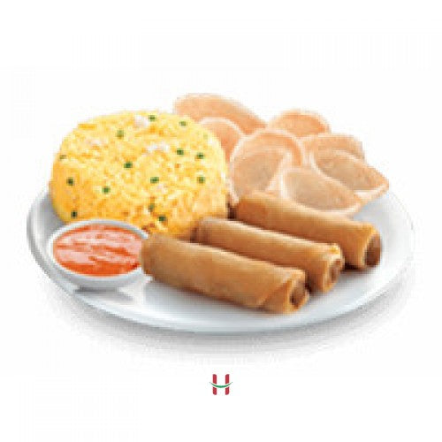 Chowking Shanghai Rolls Rice Meal