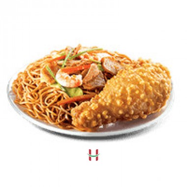 Chowking Pancit Canton w/ Chinese Style Fried Chicken