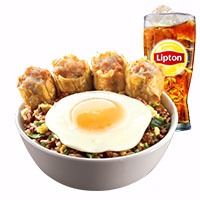 Chowking Breakfast Porkchaofan w/Siomai & Egg