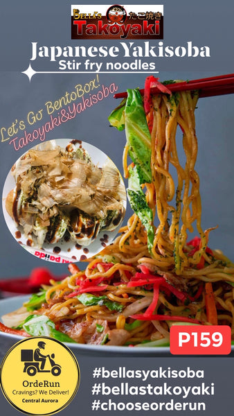 Bella's Yakisoba-Takoyaki Bento Box